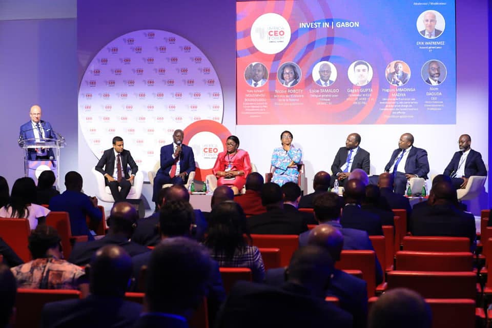 la 10ème édition de l’AFRICA CEO Forum  à Abidjan en Côte d’Ivoire.; Credit: 