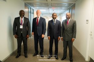 La délégation gabonaise rencontre le représentant de la France au Conseil d’Administration du FMI