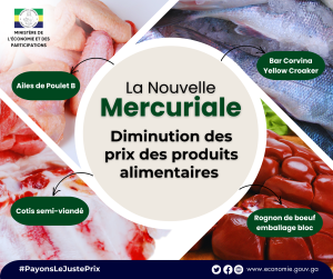 Nouvelle mercuriale des produits de grande consommation – Octobre 2024